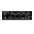 Wired USB keyboard with backlight and waterproof function, black, new ABS material, 465mm width