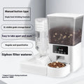 5L smart pet feeder with stainless steel bowl in four model variants for cats and dogs