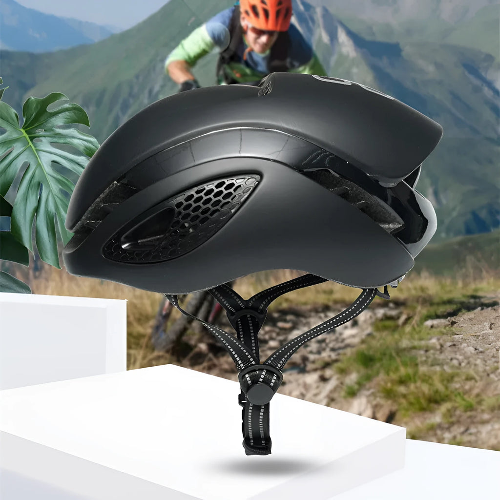 Road bike helmet in PC and EPS, medium 48-59cm, adult cycling helmet in 14 colours with shock-absorbing lining