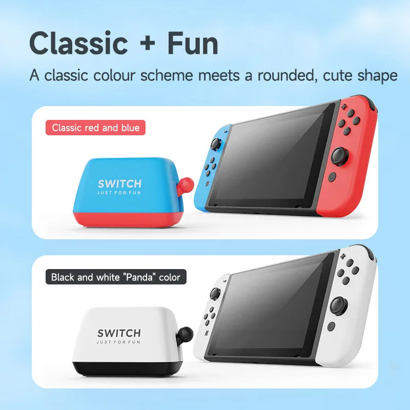 Green ABS plastic Switch game card storage box with silicone non-slip base
