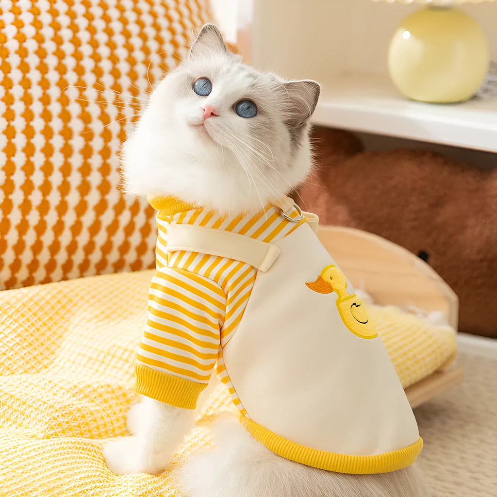 Fashion autumn thin dog pattern sweater in white, cartoon style, polyester fibre, front view