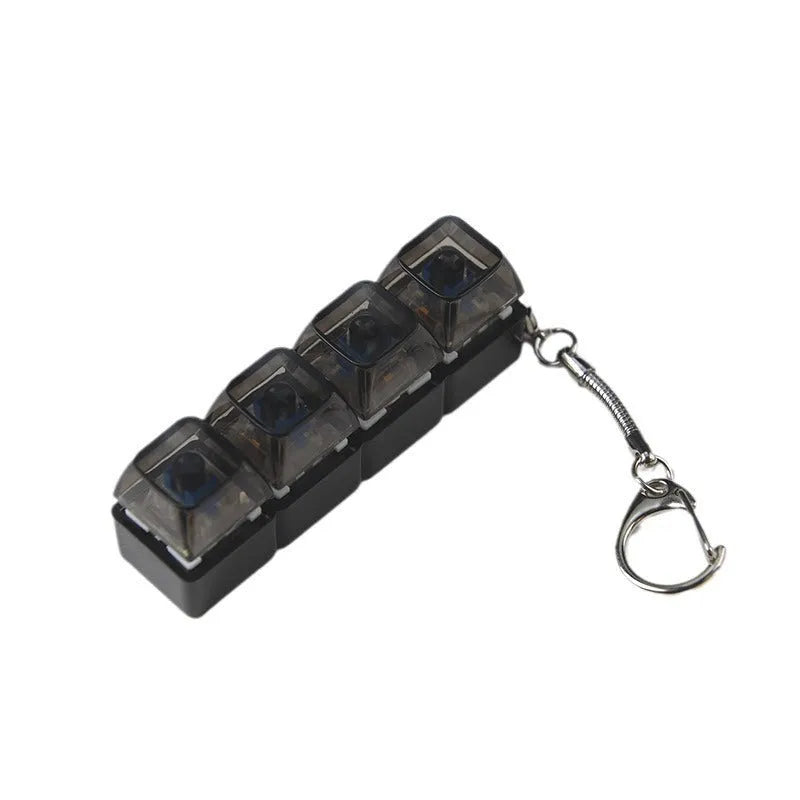 PC fully transparent decompression shaft tester with built-in light and four holes, available in multiple colours