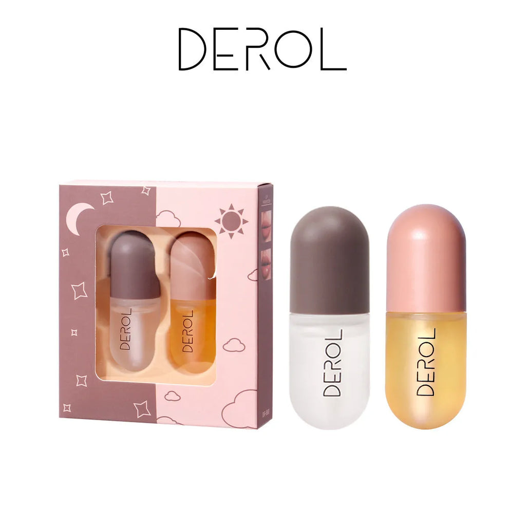 Lip care serum in a 5.5cm slim bottle with non-sticky hydrating formula for fuller lips