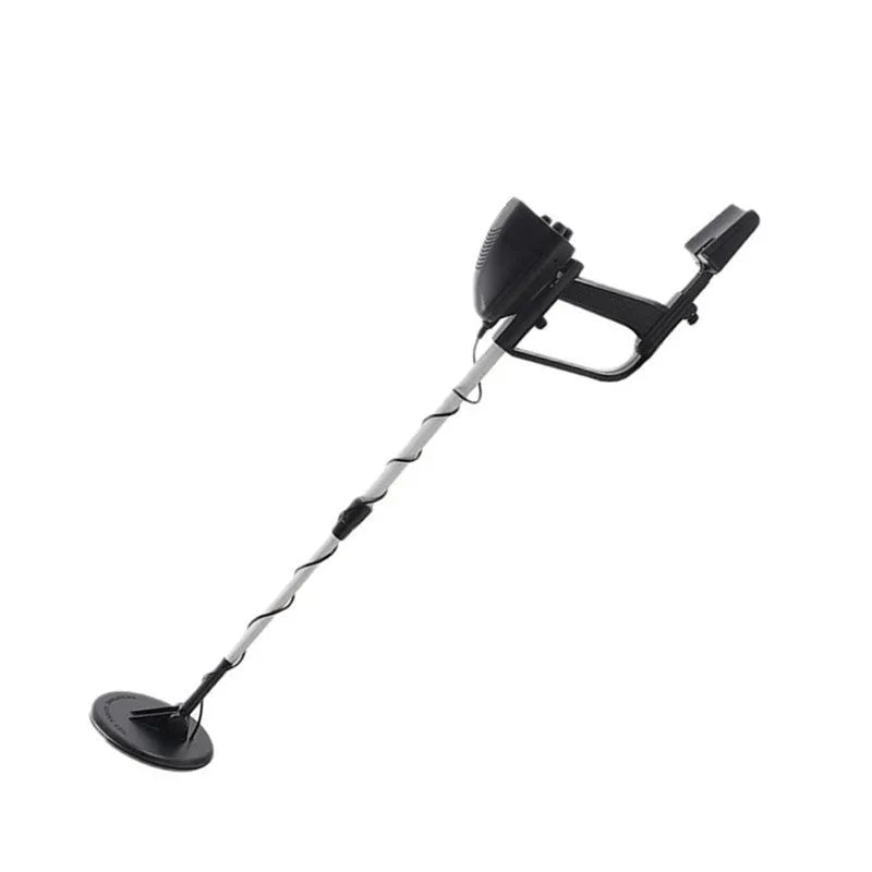 MD-4030 black underground metal detector with adjustable rod and waterproof search coil