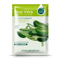 Aloe vera sheet mask 30g for moisturising and pore care white packaging