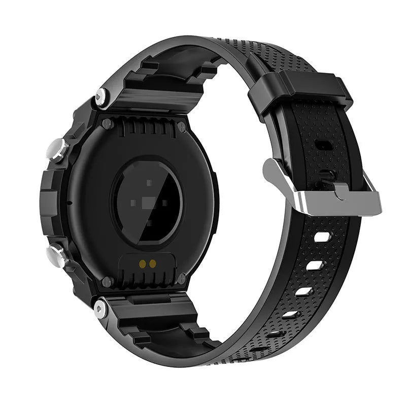 Smartwatch with 1.2 inch touch screen, TPU wristband, black or green, heart rate and sleep monitor