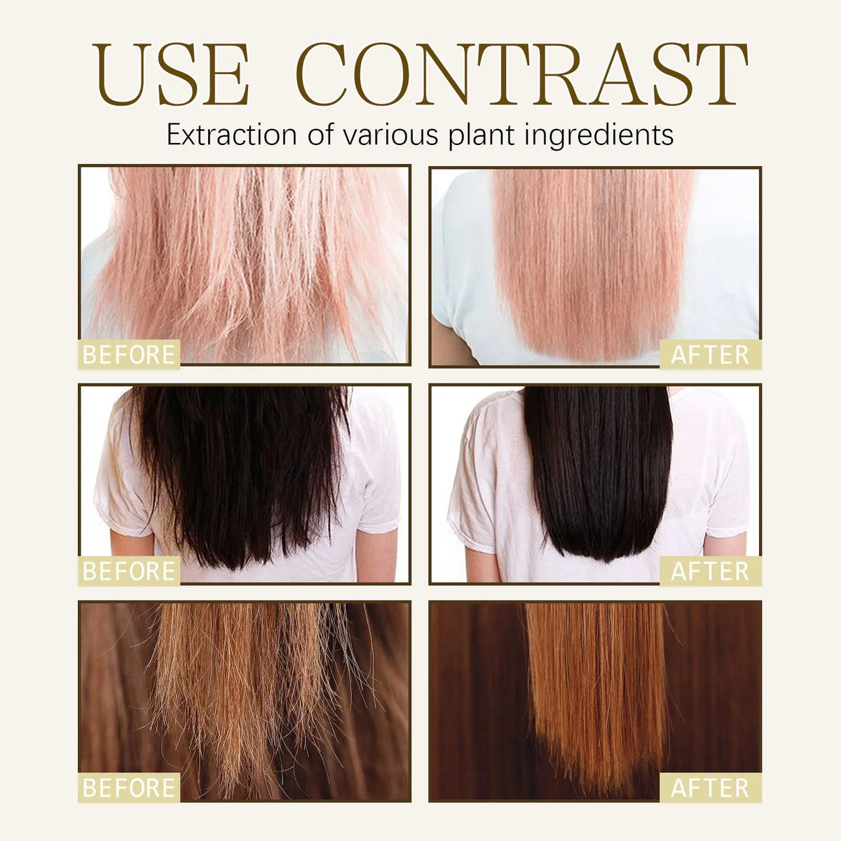 Keratin hair care spray 80ml bottle with jojoba, avocado, coconut, olive, nuts and rosemary oils, 14.3cm x 3.5cm