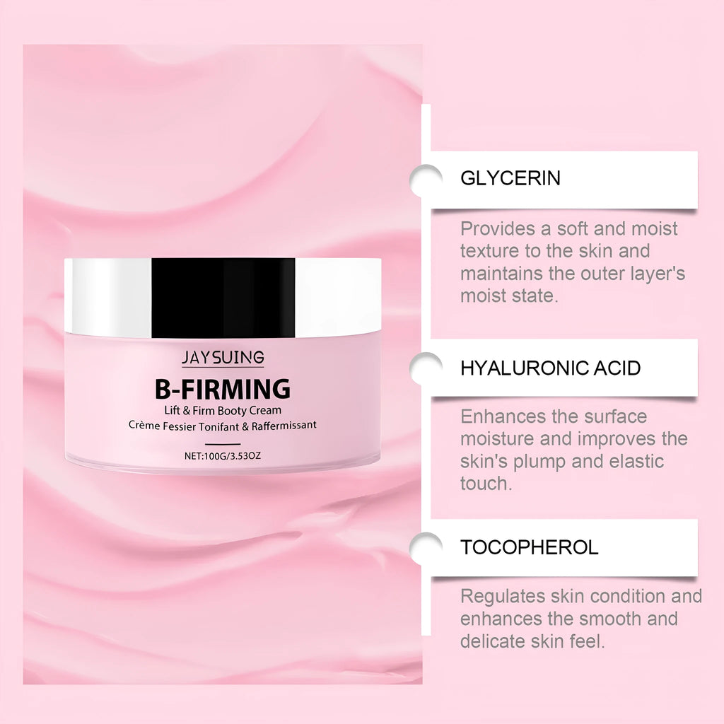 Plump Hip Skin Lines Moisturising Neck Cream 100g container with hyaluronic acid and vitamin E