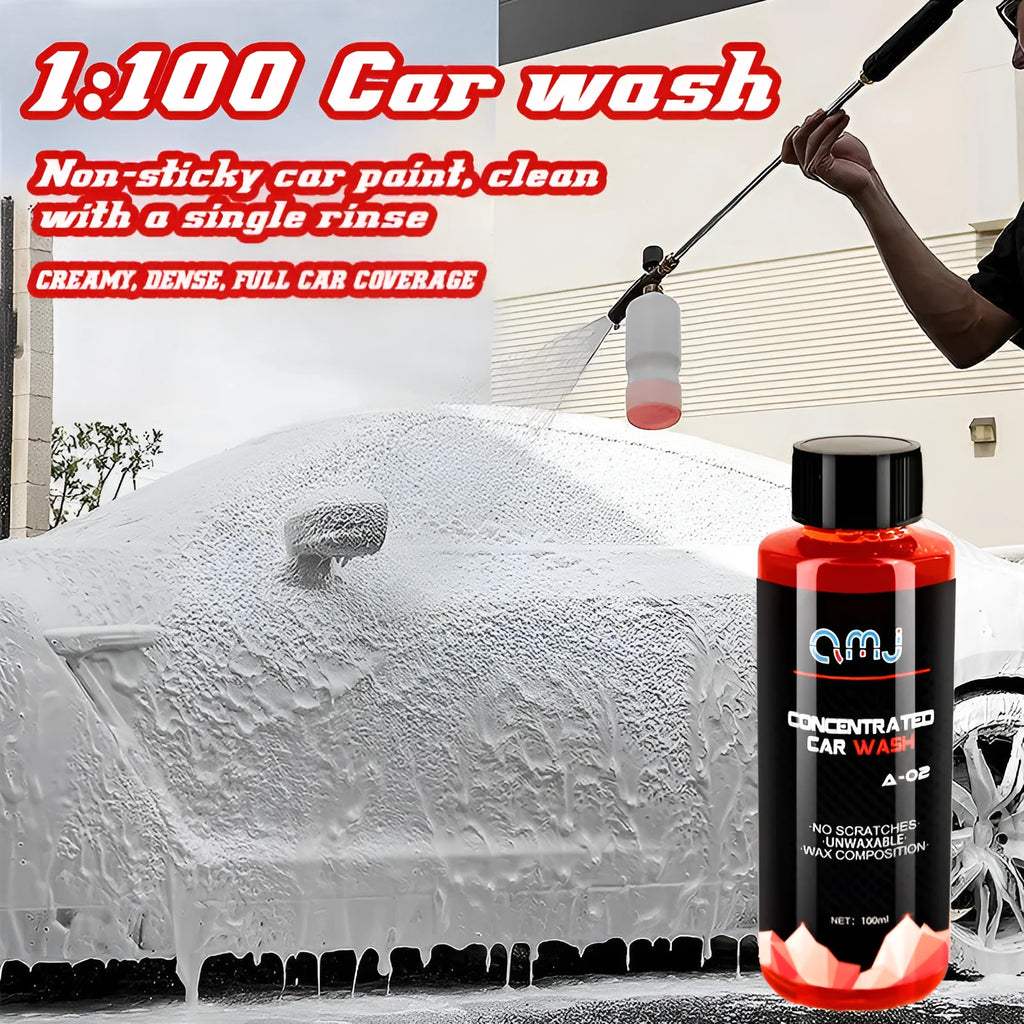 100ml bottle of super concentrated high foam car decontamination and polishing cleaner