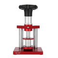 Watch spiral cap presser repair tool with set of 20 plastic moulds for back cover pressing
