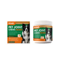 Dog hip joint supporting soft particles in a 200g bag with chicken and beef flavour supplement for canine mobility