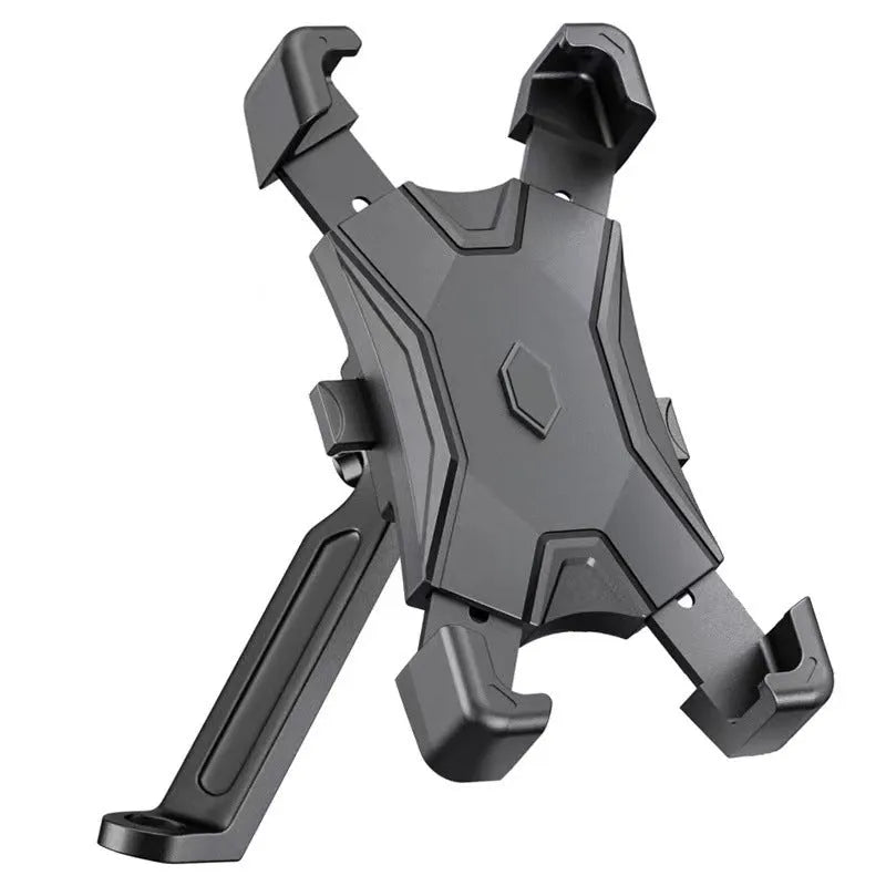 Universal shockproof mobile phone bracket for bicycle handlebar or motorcycle rearview mirror