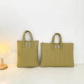Polyester laptop briefcase in milky white, black, matcha or sky blue for 11-inch to 15.6-inch devices