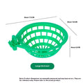 Green plastic bird nest for birds, available in Large or Trumpet, split and easy to clean