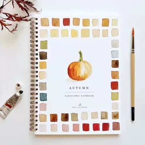 Portable household natural pigment palette paint box with twelve colours in a fashionable case