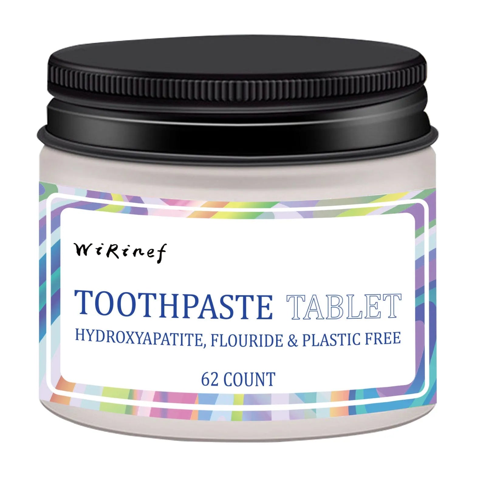 62 TP19 toothpaste tablets in portable chewing format for travel dental care