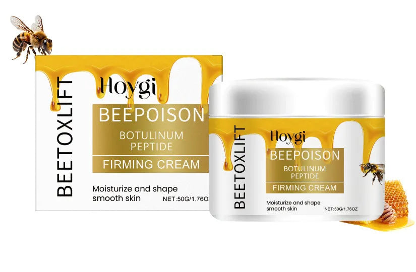 50g jar of tightening anti-wrinkle facial cream containing collagen and hyaluronic acid