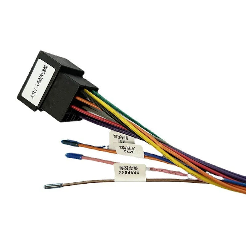 Volkswagen small head low power cord wiring harness cable with pure copper conductor and PVC insulation