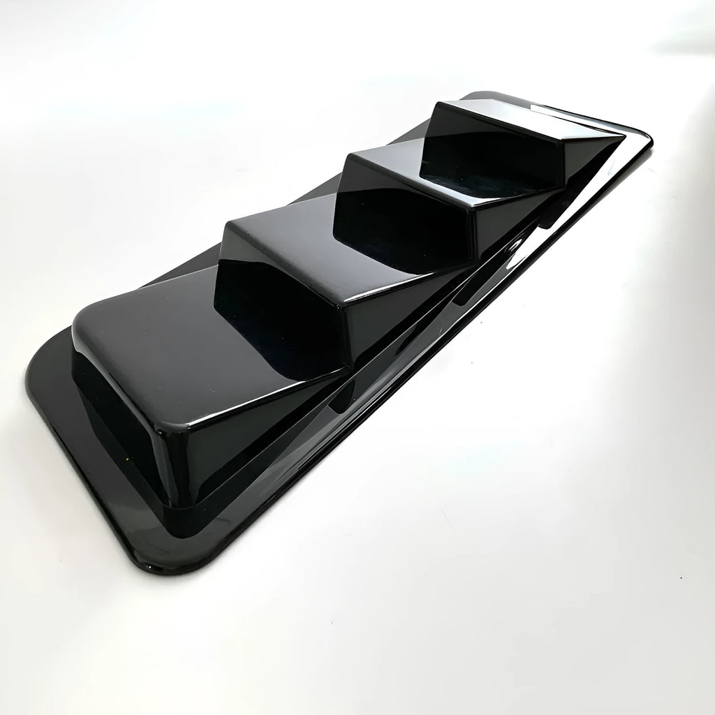 Universal car side air outlet tuyere exterior decoration set in bright black or carbon fibre finish with Pali lookout