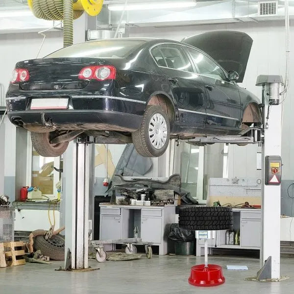 Portable aluminium hub balancer for car tyres with bull's eye level and enamel base