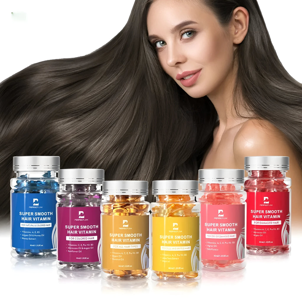 40ml hair care essential oil bottle with vitamin nuts formula for frizzy hair treatment