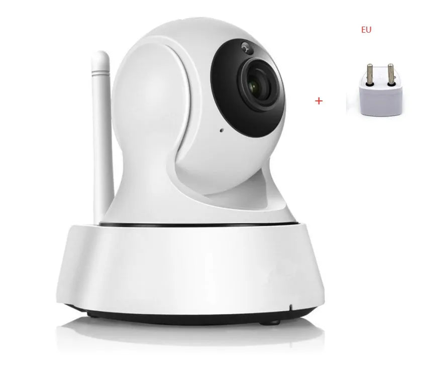 White wireless network camera 720P HD WiFi indoor security with 10m night vision and IR-CUT