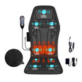 9-speed massage cushion with timer and heat on an office chair showing control panel and fabric cushion