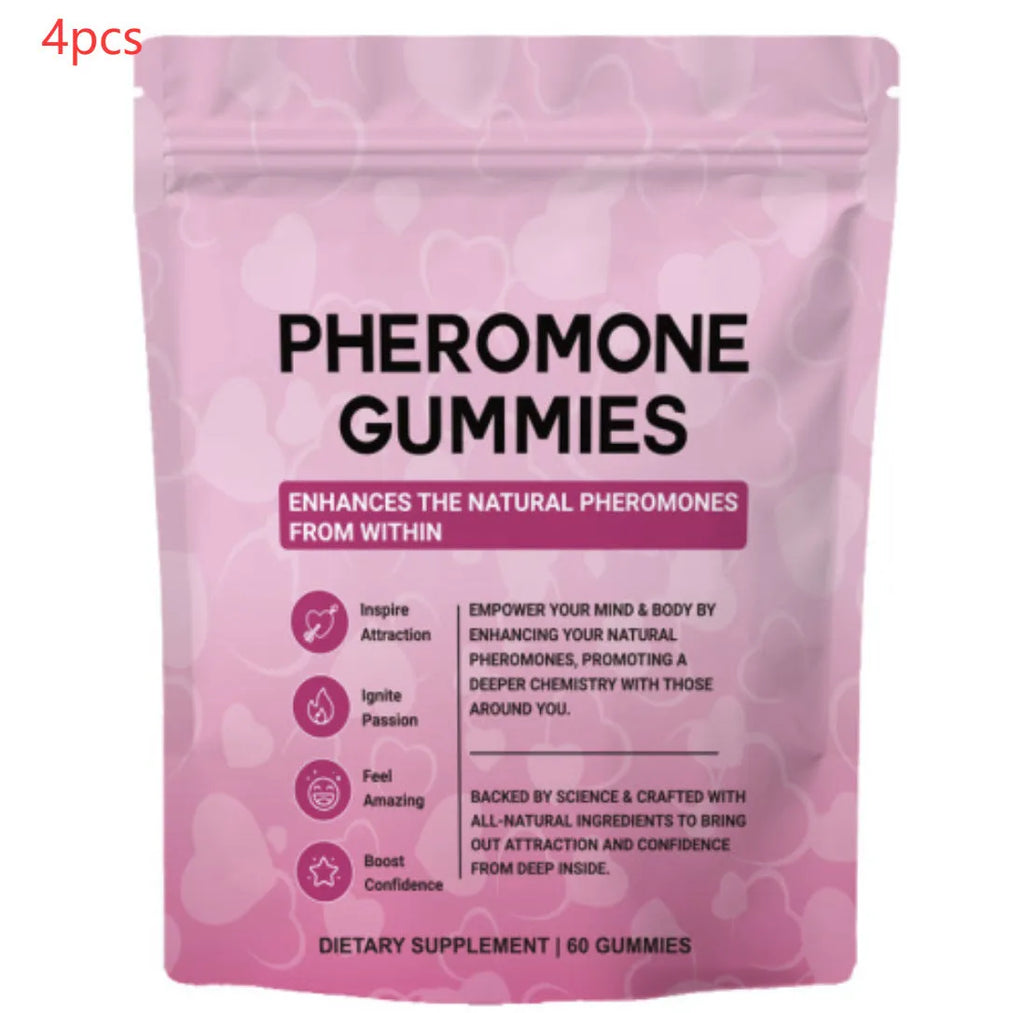 60 piece edible pheromone gummy pack for household pest control targeting flies, ants and cockroaches
