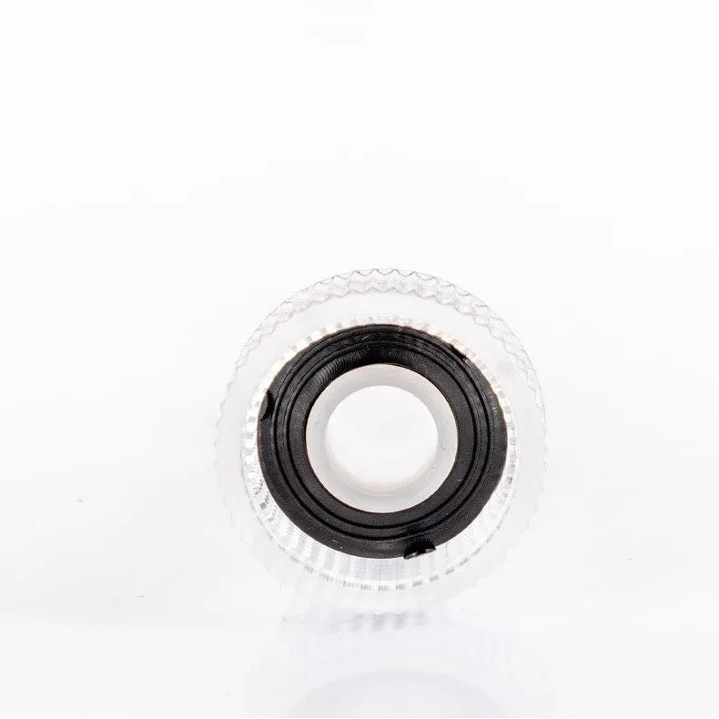 Transparent plastic water inlet joint for Kärcher pressure washers with 3cm diameter