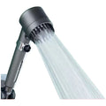 Portable ABS plastic shower head with three adjustment gears for spray massage and rain functions