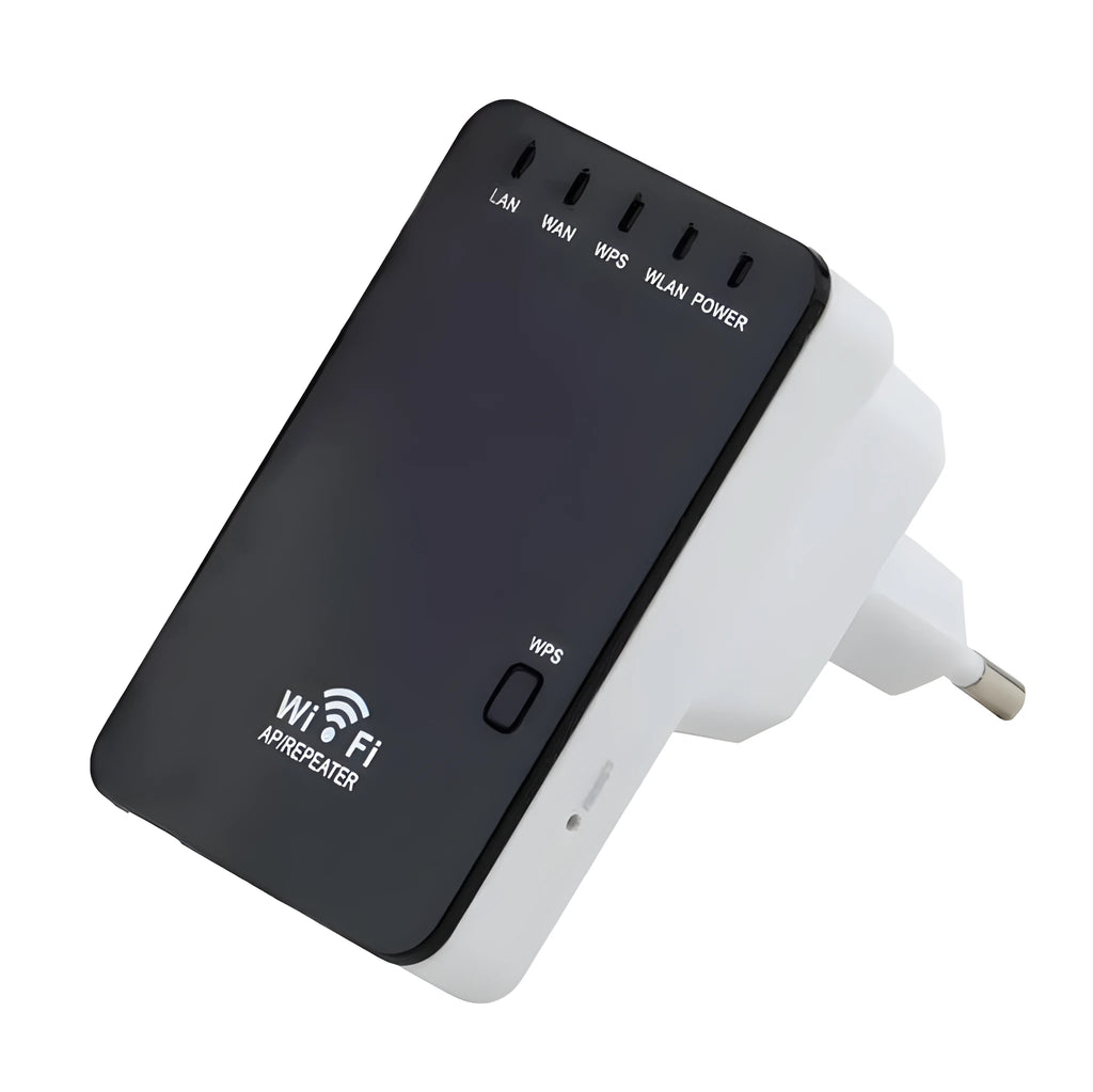 Compact 300Mbps Wireless-N Mini Router with two LAN ports and WPS button for Wi-Fi extension
