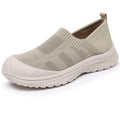 Women's slip-on one pedal shoes with soft PVC soles and breathable cloth uppers in multiple colours