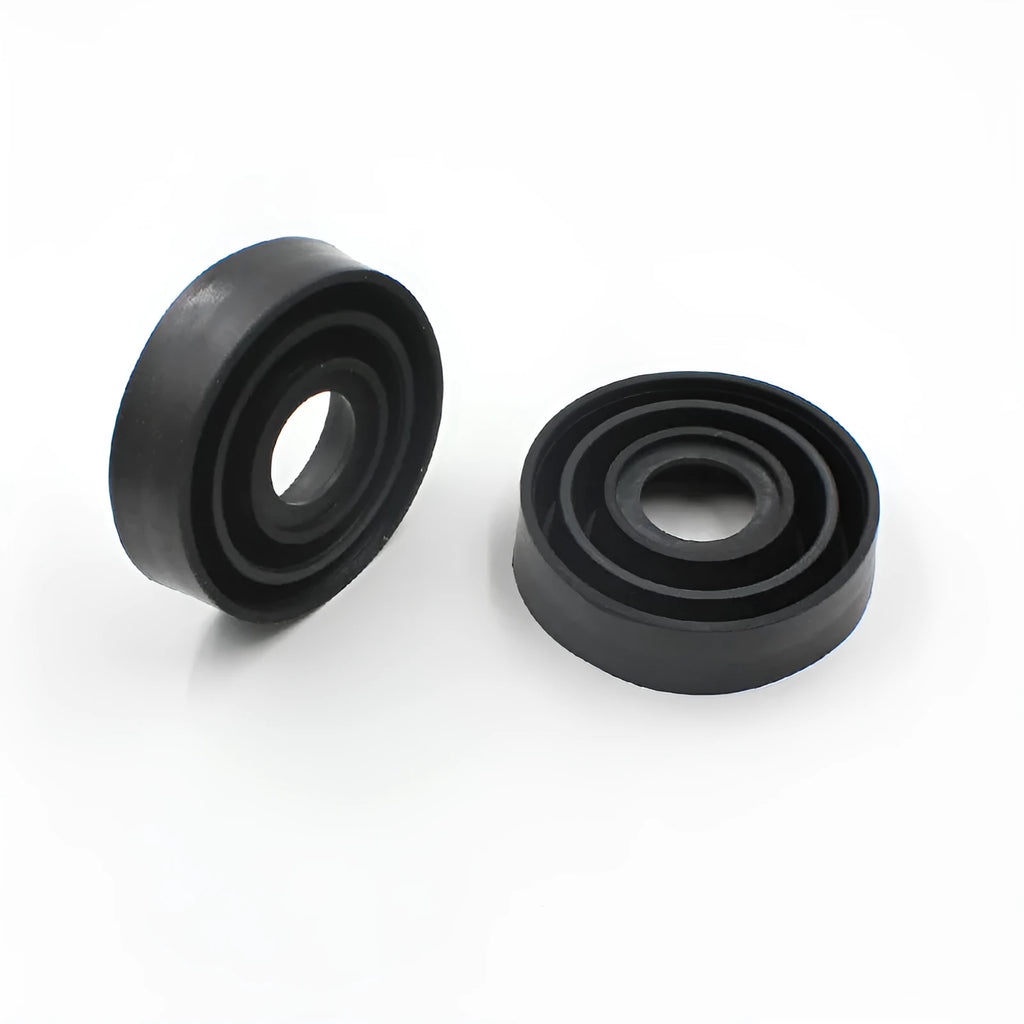 Car headlight silicone dust cover shown in Type A closed and Type B open styles.