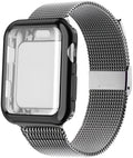 Magnetic Milan metal and TPU Apple Watch band in multiple colours with a storage case.
