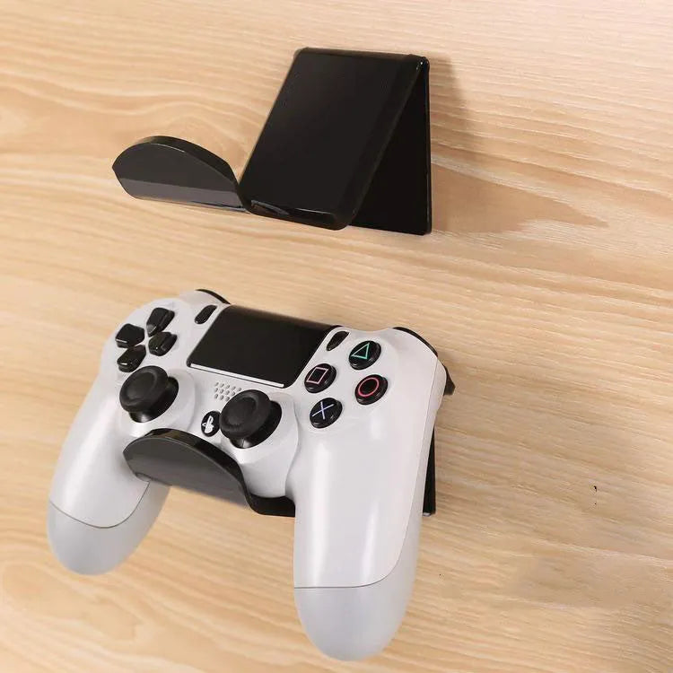 Universal game controller wall bracket for Nintendo Switch Joy-Con and Pro Controller in black colour