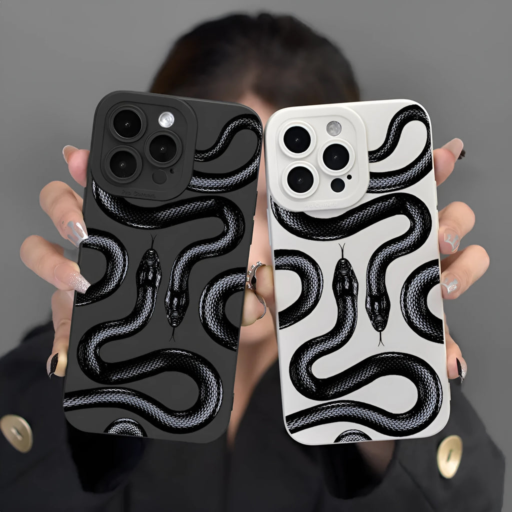 Plastic protective cover for Apple iPhone, black soft shell case with spray finish