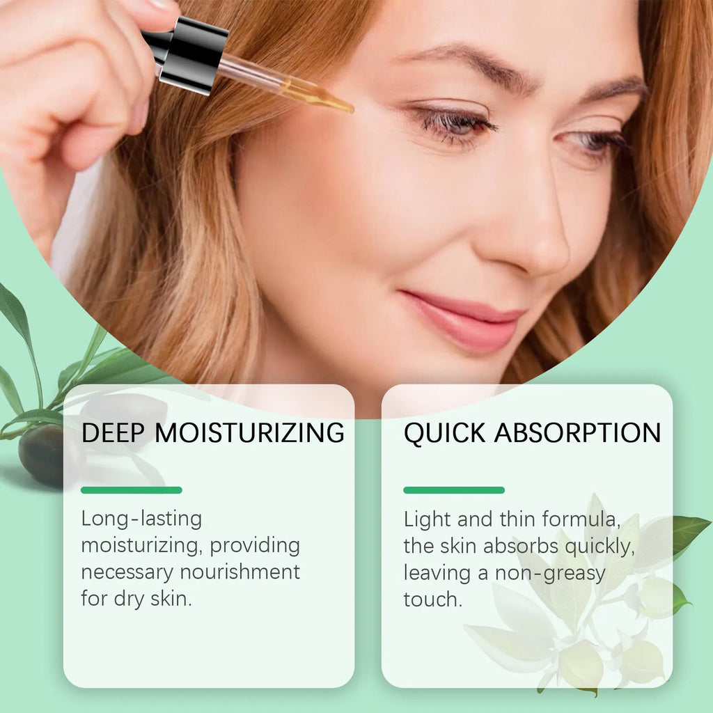 100ml organic jojoba oil facial moisturiser bottle with vitamin E and orange extract