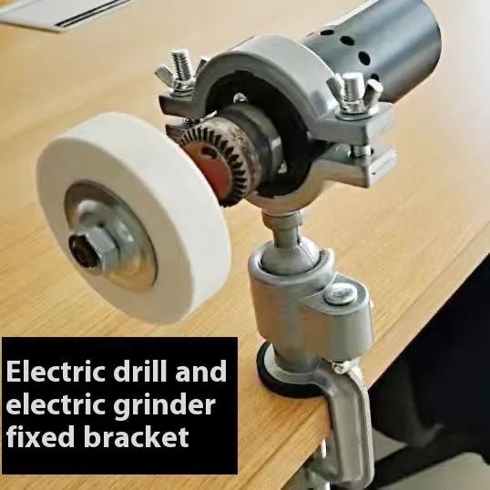 360 rotating bracket type bench vise with tungsten steel construction showing single and double hole mounting options
