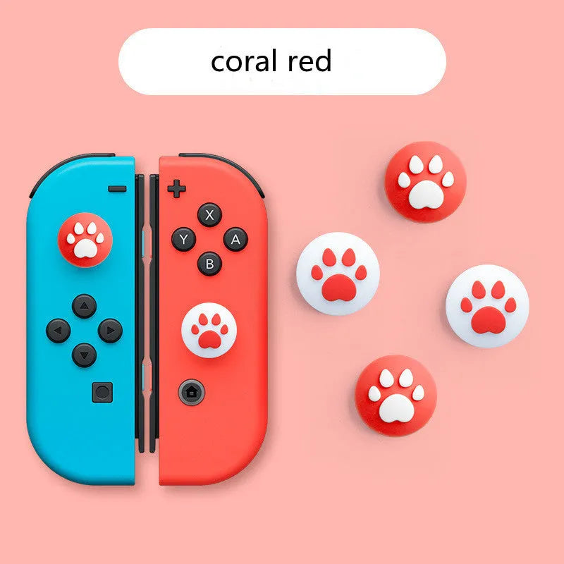 Silicone rocker caps and Joy-Con sleeves for Nintendo Switch Lite in assorted colours.