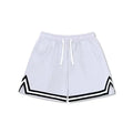 Men's loose fit polyester summer shorts in various colours with an elastic waistband.