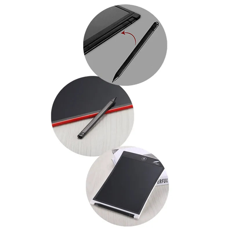 Black plastic digital stylus pen for tablet, 116x86x4mm, 3g