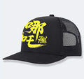 Men's casual polyester baseball cap in various solid colours on a white background.