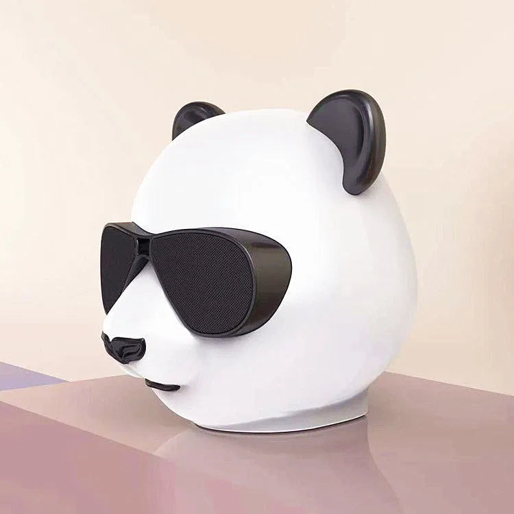Portable mini Bluetooth speaker in classic style with USB charging port
