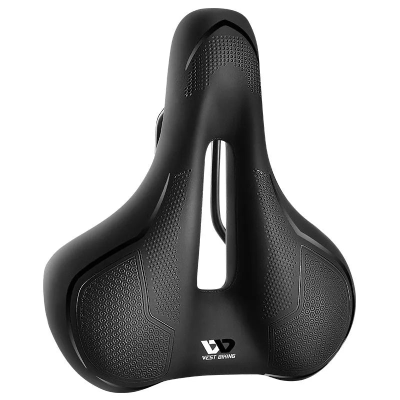 West Rider bicycle saddle with leather cover and sponge cushioning in six colour options
