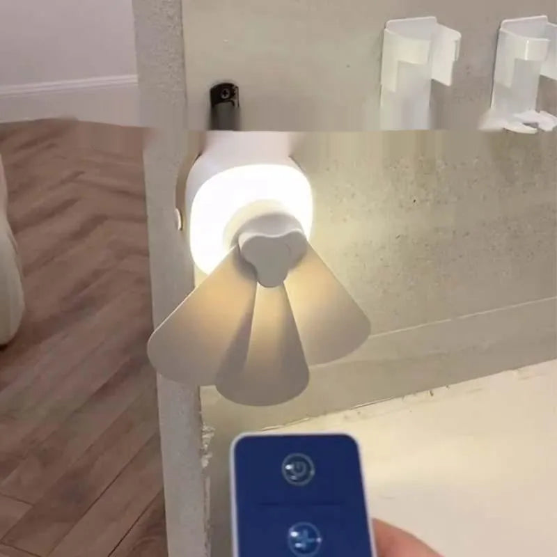 USB hanging fan 18x18x8cm with remote control, 3m line, for bathroom use