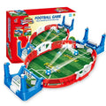 Mini football board game kit with two balls on a tabletop, made of ABS plastic