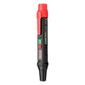 Digital brake fluid tester with display screen showing colour-coded moisture readings