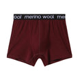 Sports quick-dry wool boxer men's underwear in solid colour, mid-waist U-shaped style, large size available