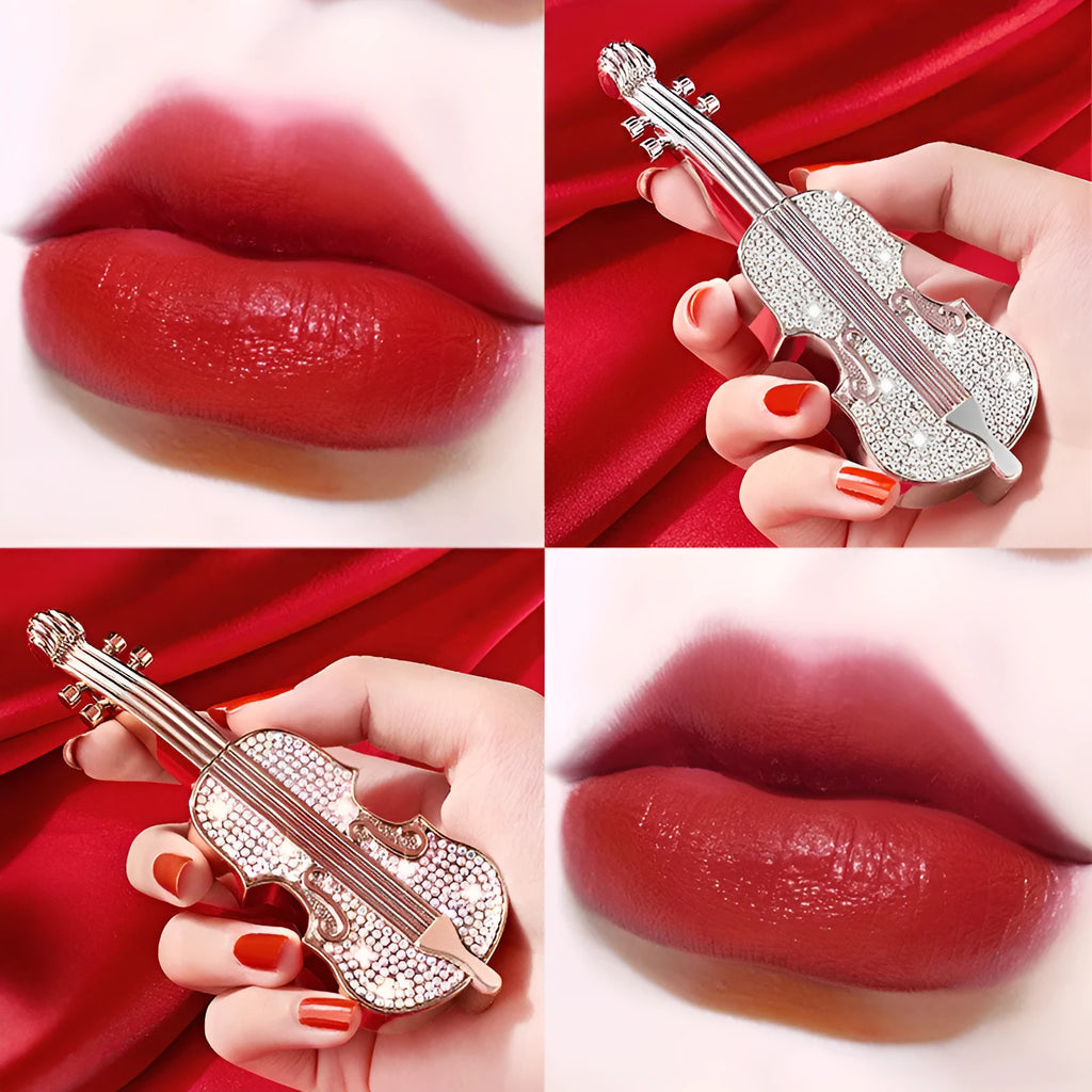 Violin Soft Mist Velvet Air Lip Glaze in five shades with soft matte finish