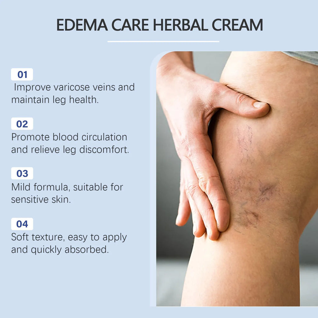 20g tube of herbal leg cream with black grass seeds and horse chestnut extracts